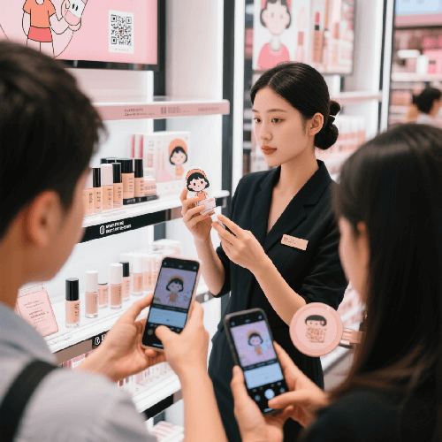 美妆柜台的"读心术"：一个小众品牌如何用NFC标签让复购率飙升